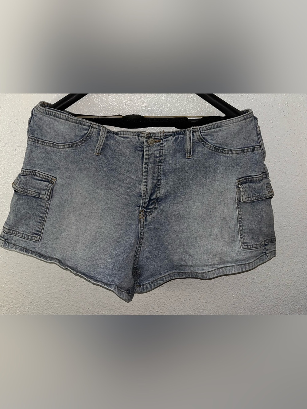 wild fable Light Blue Cargo Denim Shorts